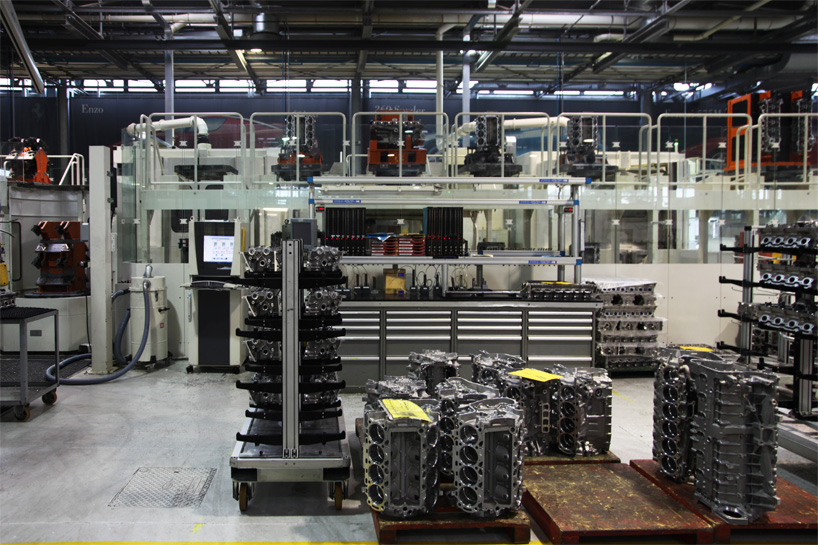 ferrari FF production line + manufacturing facility