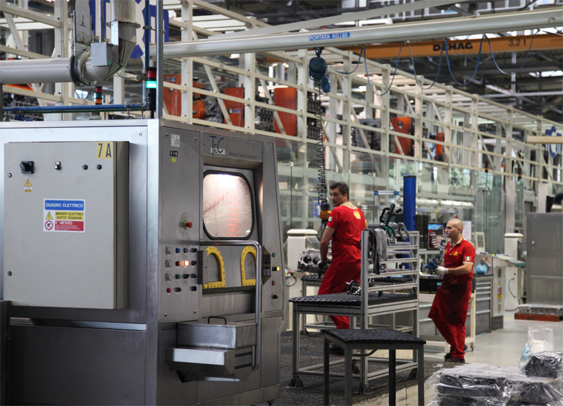 ferrari FF production line + manufacturing facility
