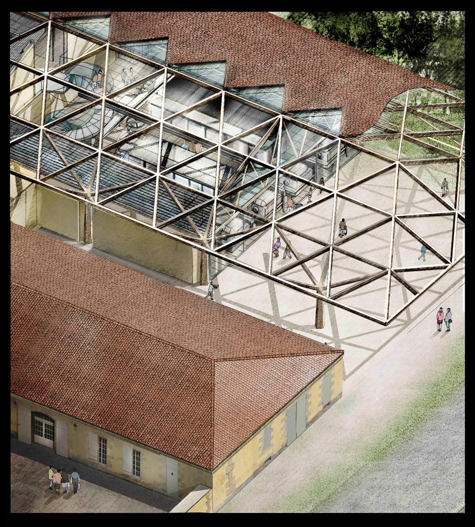 foster partners new winery chateau margaux designboom