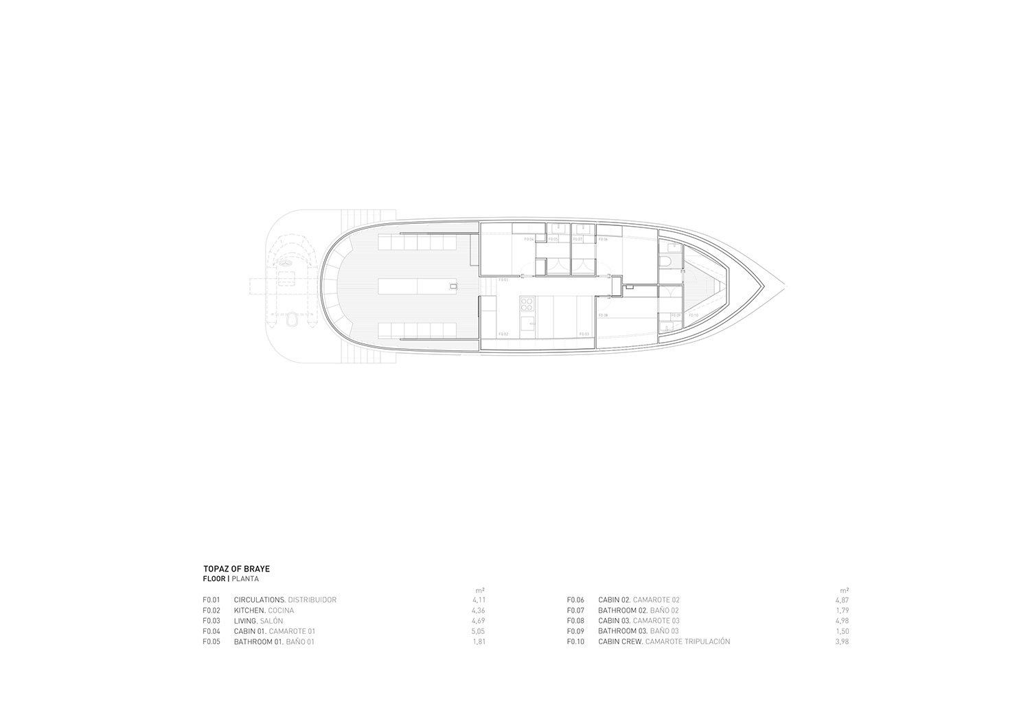 fran silvestre topaz of braye sailboat designboom