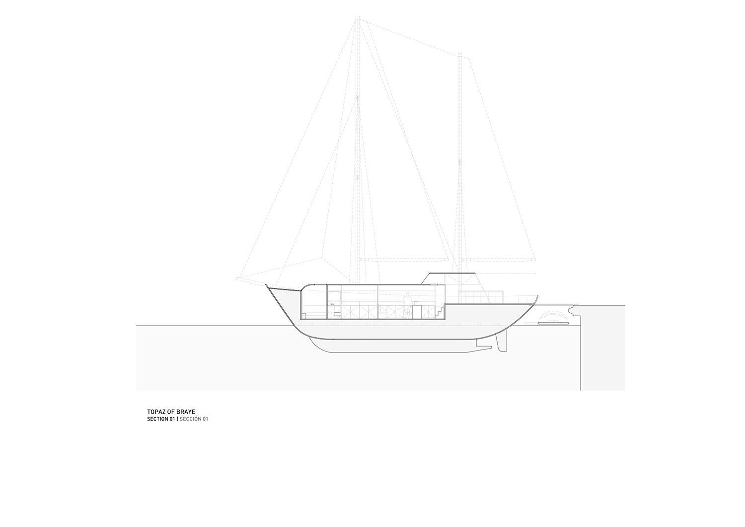 fran silvestre topaz of braye sailboat designboom