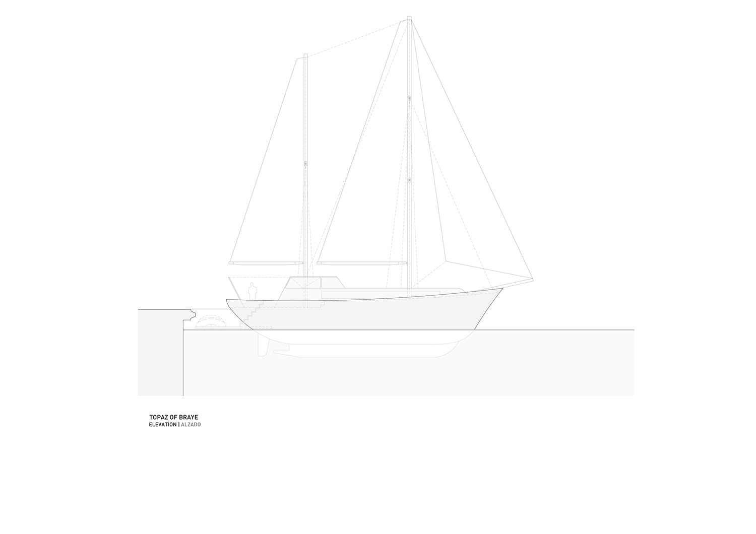 fran silvestre topaz of braye sailboat designboom