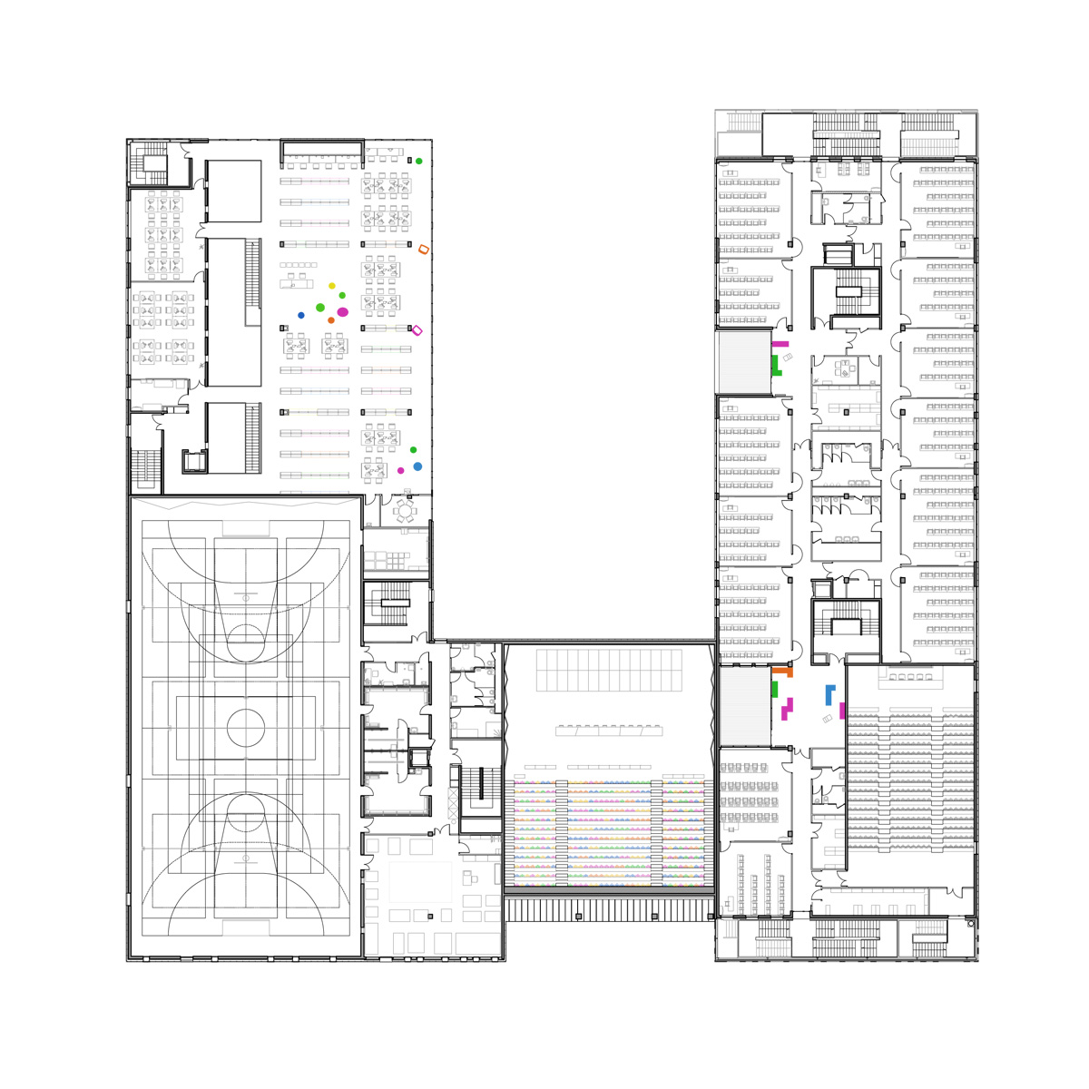 gaelle peneau architectes associes clignancourt centre designboom