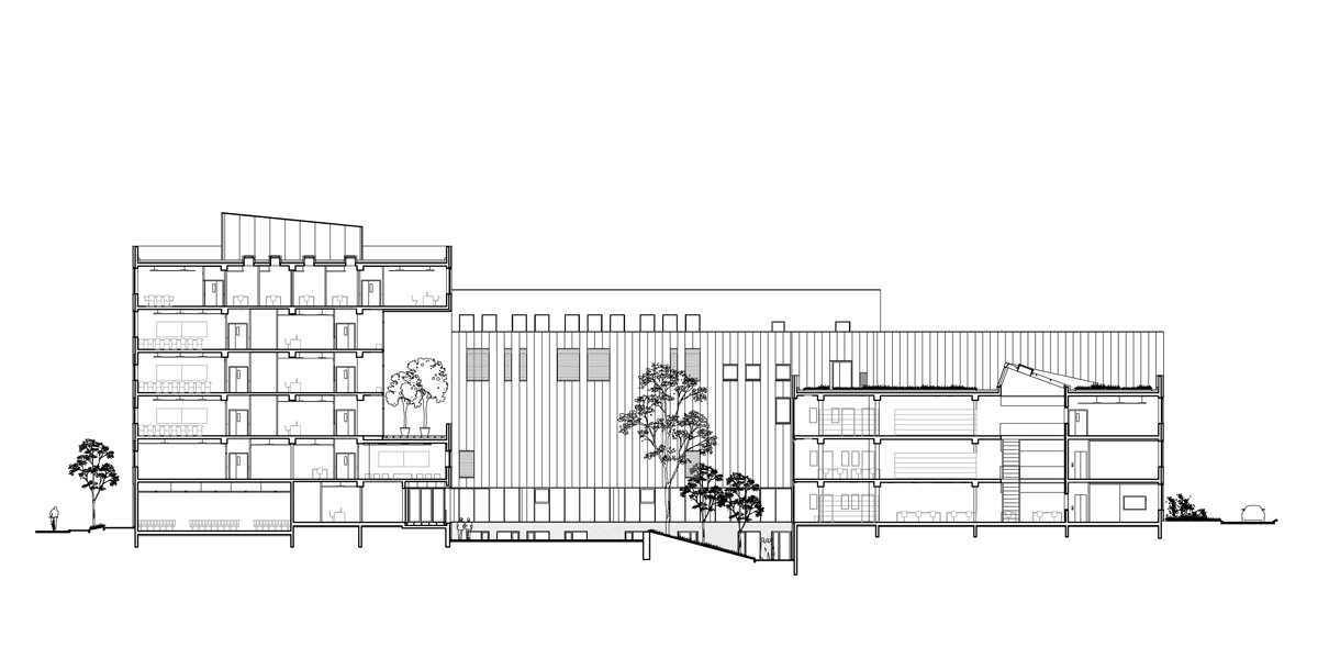 gaelle peneau architectes associes clignancourt centre designboom