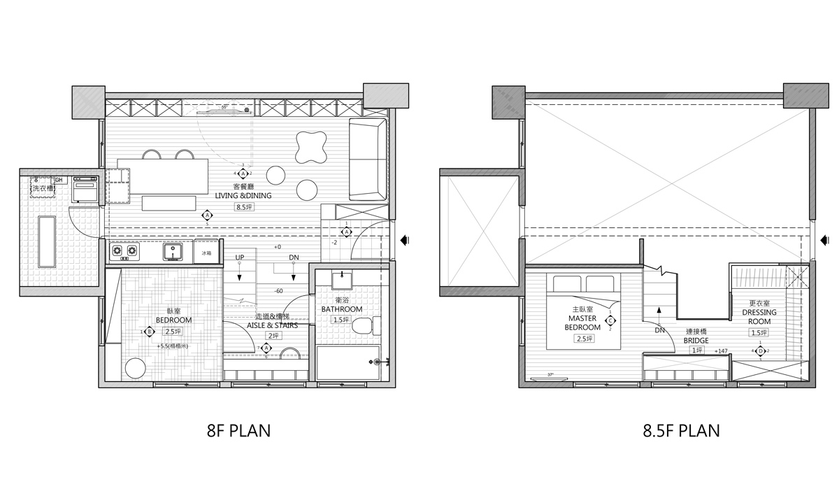HAO design renovates compact taiwanese apartment
