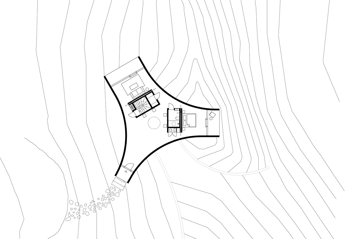 HHF ai weiwei tsai residence ancram new york designboom