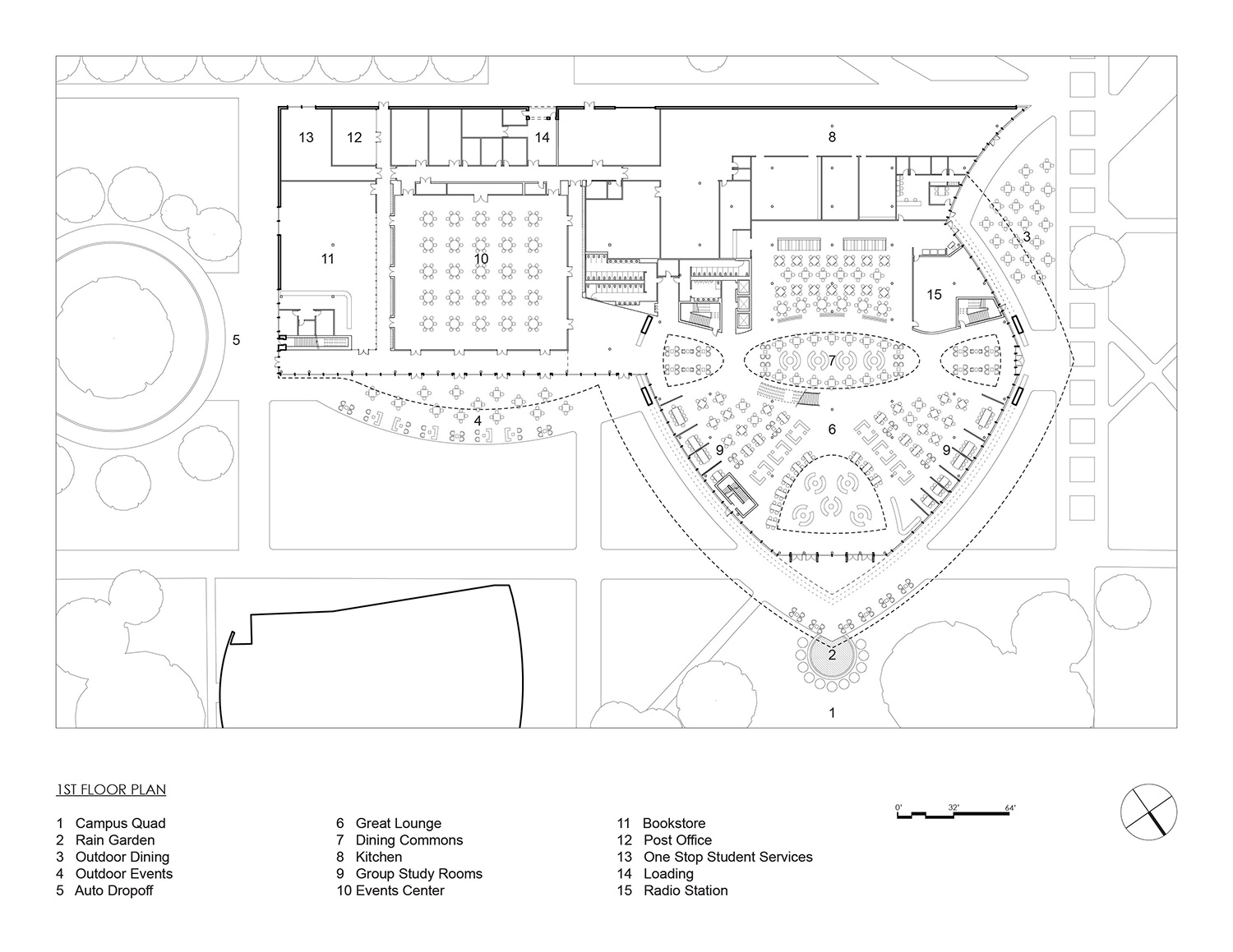 ikon.5 architects student union embry-riddle aeronautical university designboom
