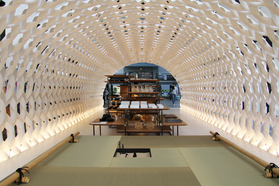 kengo kuma irori kitchenhouse milan design week designboom