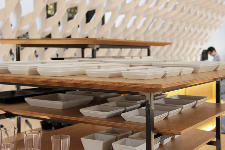 kengo kuma irori kitchenhouse milan design week designboom