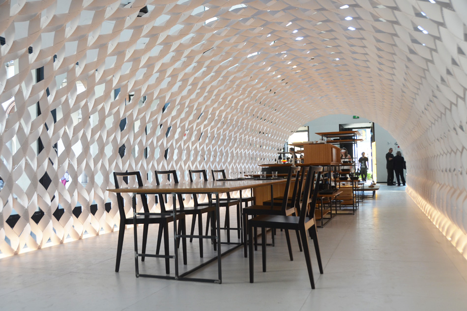 kengo kuma irori kitchenhouse milan design week designboom