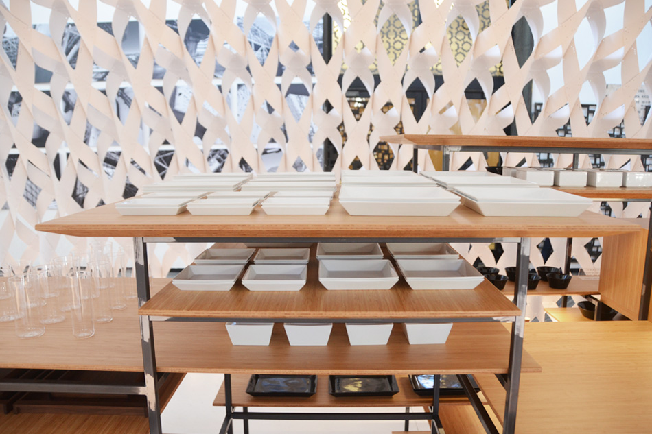 kengo kuma irori kitchenhouse milan design week designboom