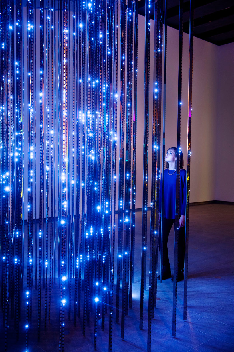 light show at the hayward gallery, london  
