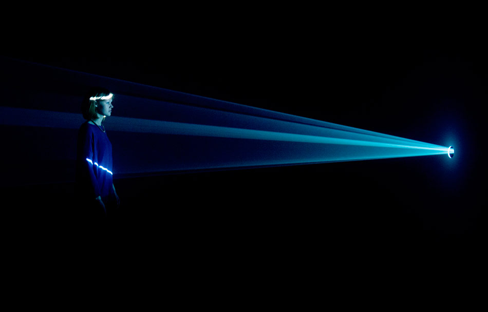 light show at the hayward gallery, london  