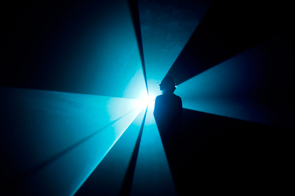 light show at the hayward gallery, london  