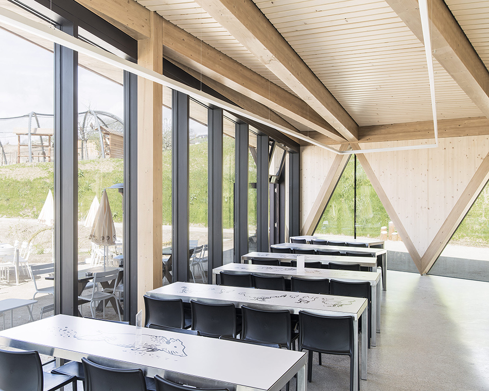 localarchitecture zoo la garenne public pavilion le vaud switzerland designboom