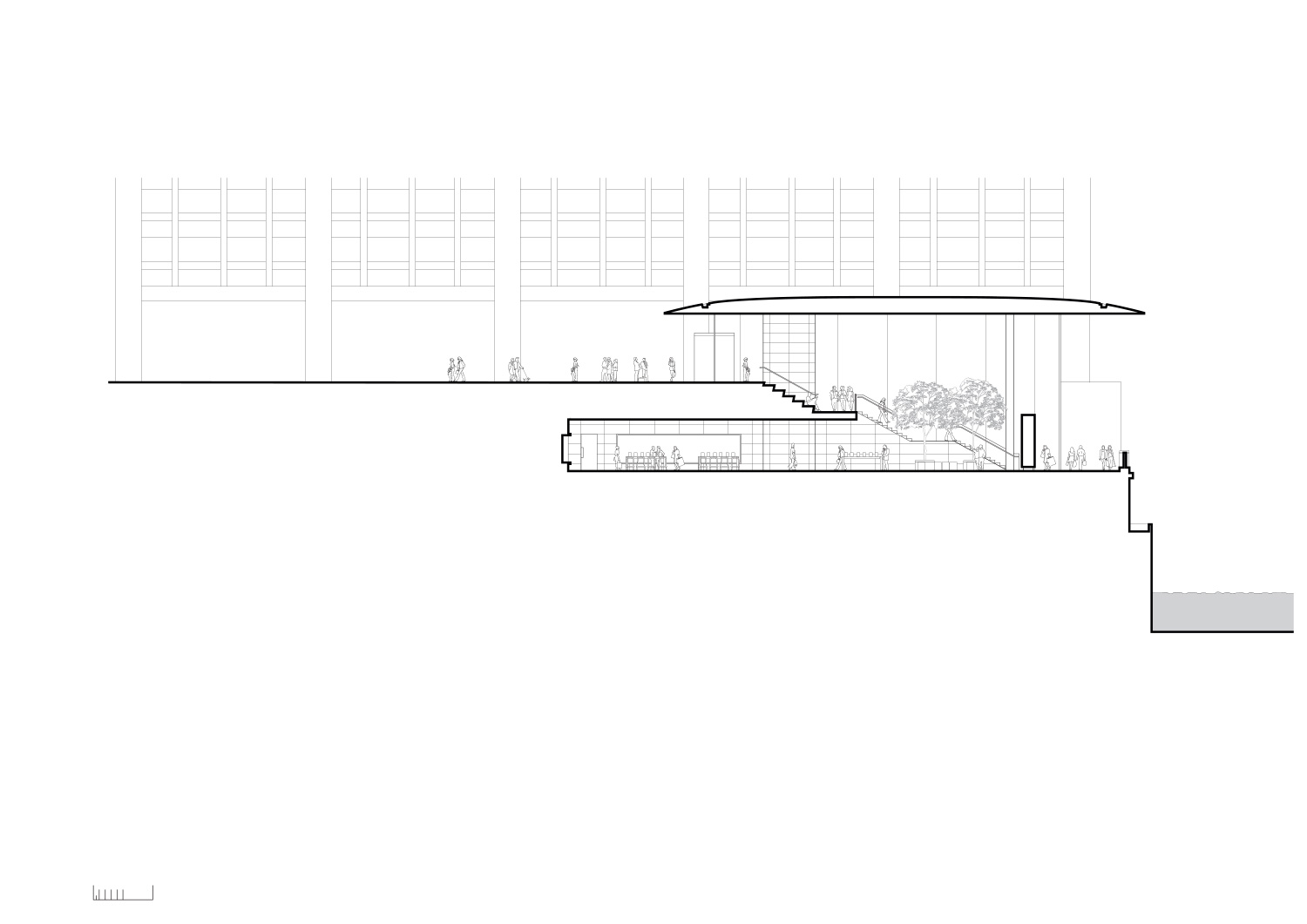 macbook-roofed apple store opens on chicago's riverfront designboom