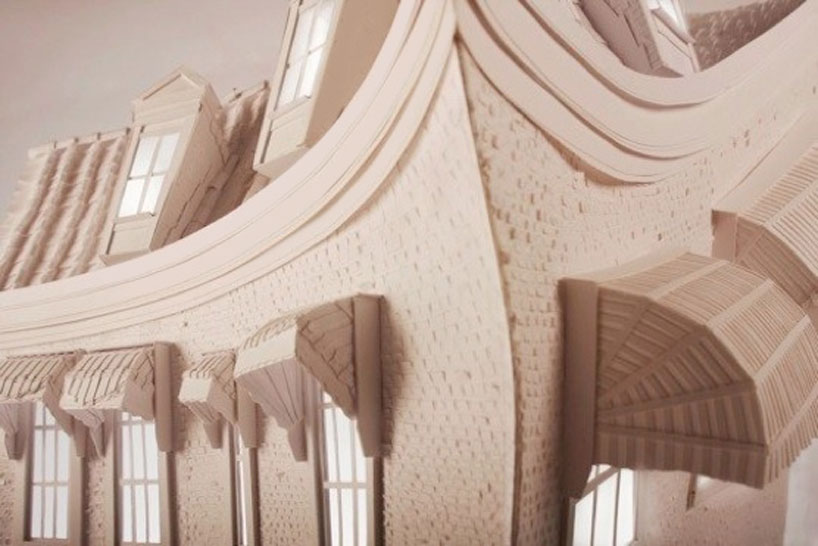 mandy smith crafts mundane sandpaper objects + architecture
