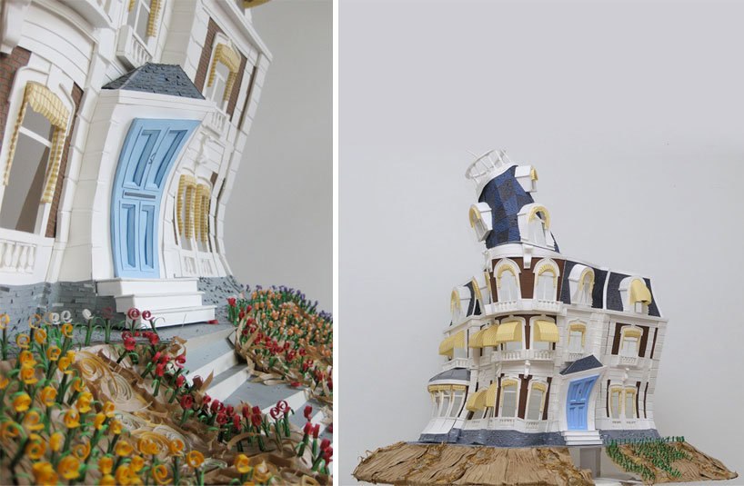 mandy smith crafts mundane sandpaper objects + architecture