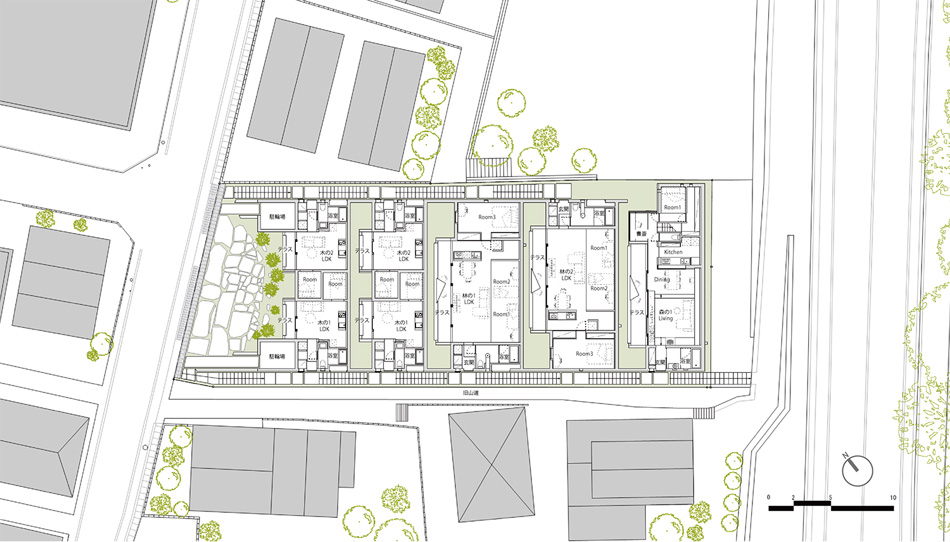 miyawaki greendo apartment by keita nagata architectural element designboom