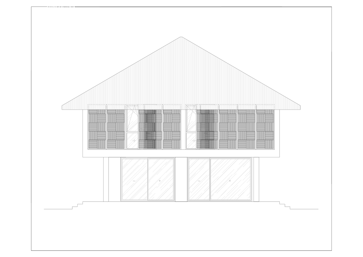 MM++ architects tropical holiday house woven sliding panels vietnam designboom