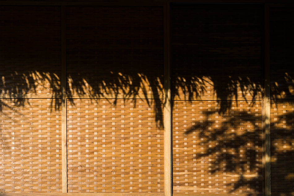 MM++ architects tropical holiday house woven sliding panels vietnam designboom