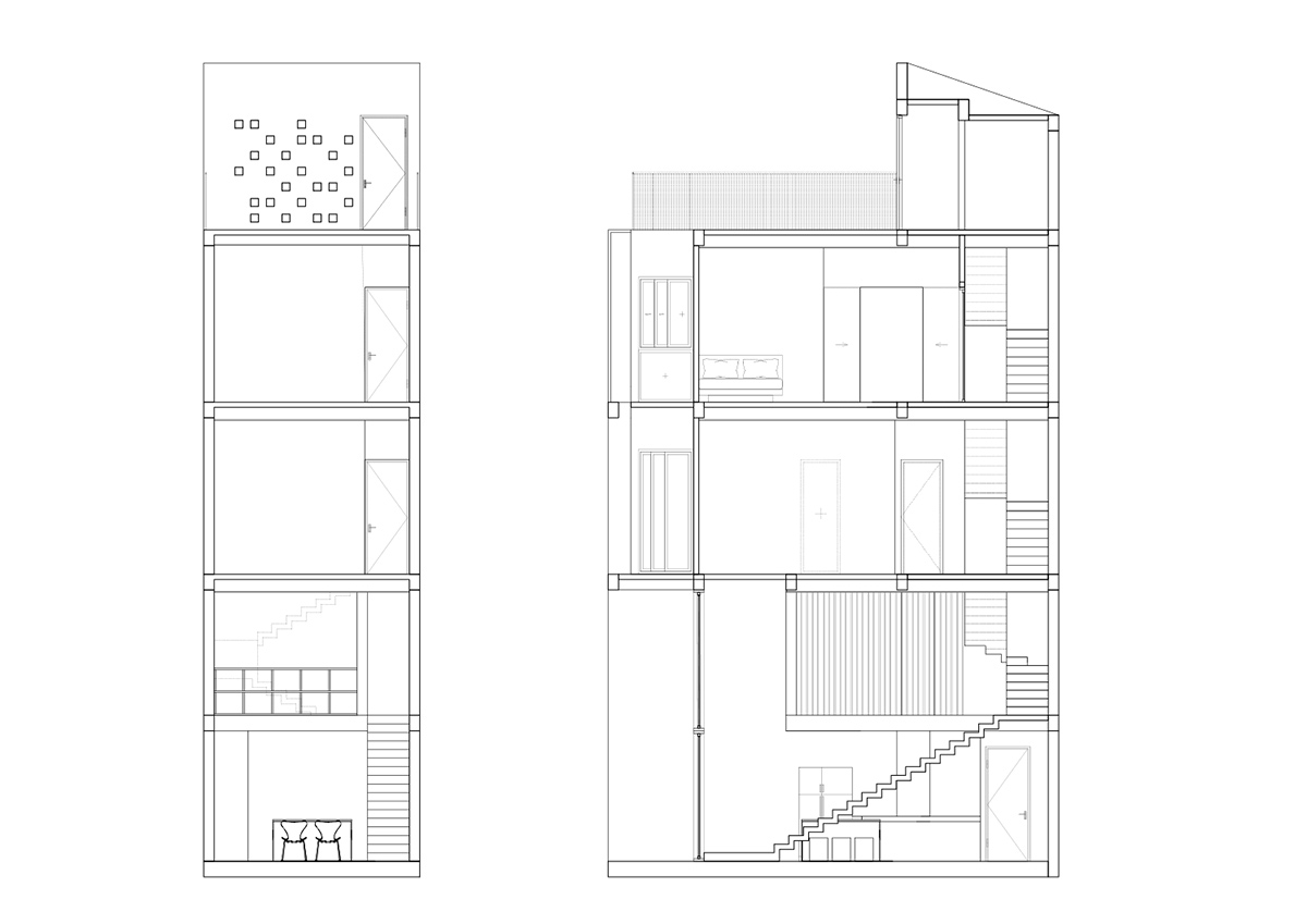 MM++ micro town house 4x8m phu nhuan ho chi minh city vietnam designboom