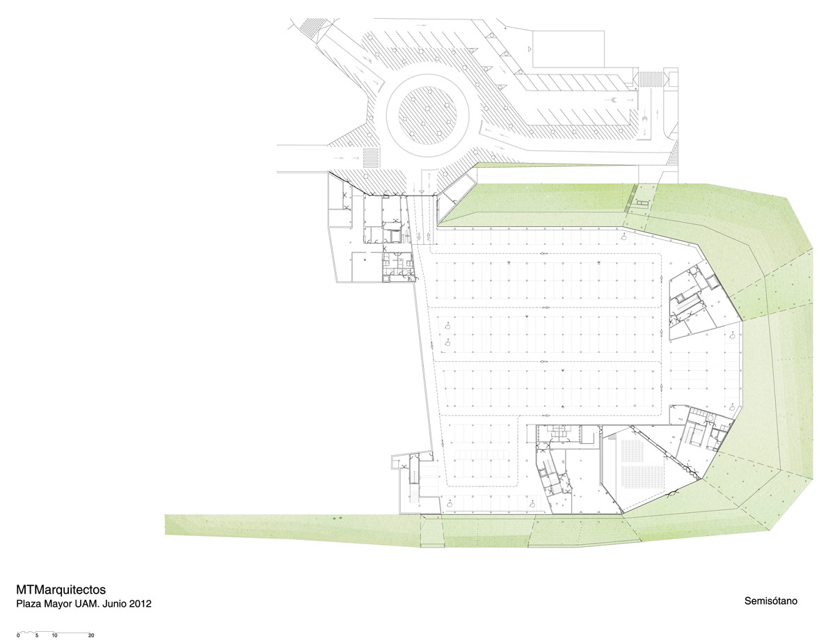 mtm arquitectos plaza major UAM designboom