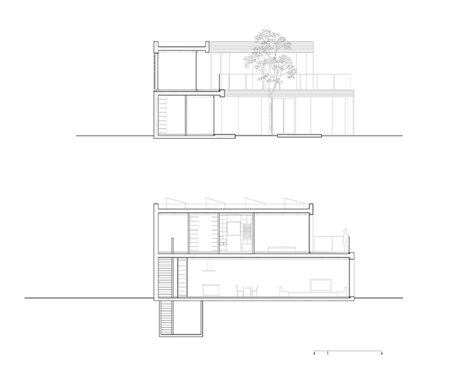 Villa Kwantes-Section A-A B-B