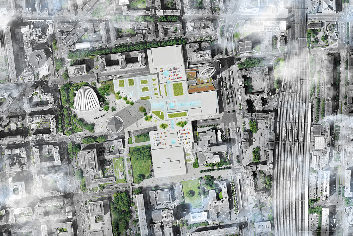 MVRDV part-dieu shopping center lyon france designboom