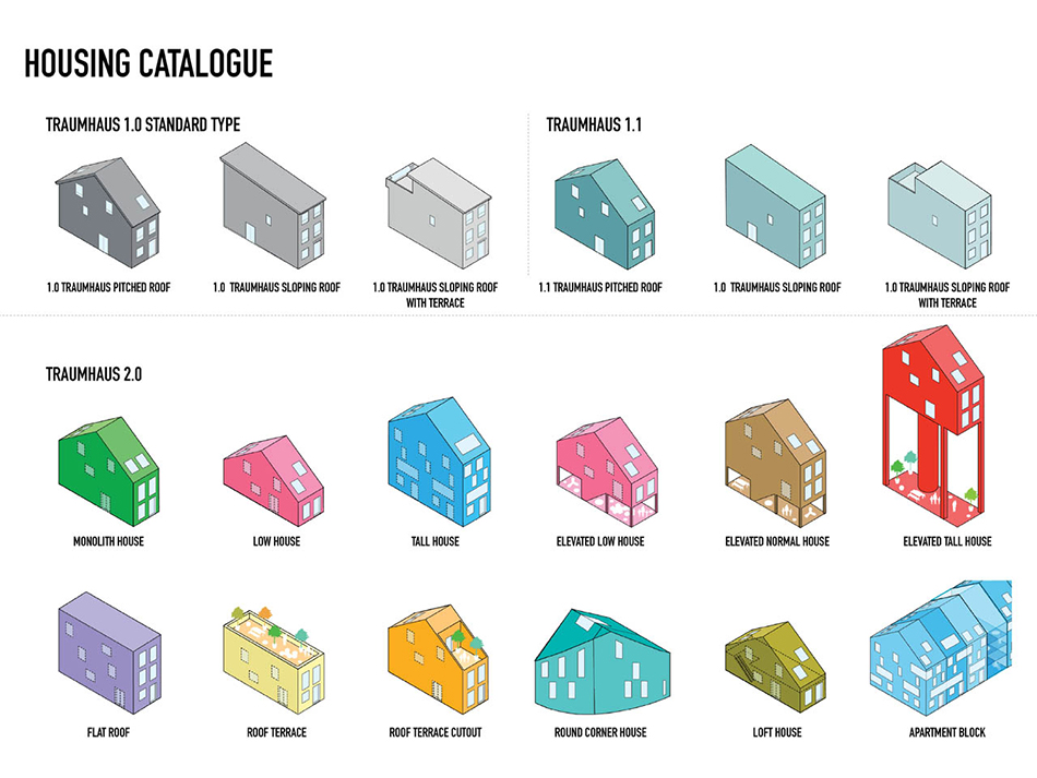 MVRDV traumhaus affordable suburban housing former US army barracks mannheim germany designboom
