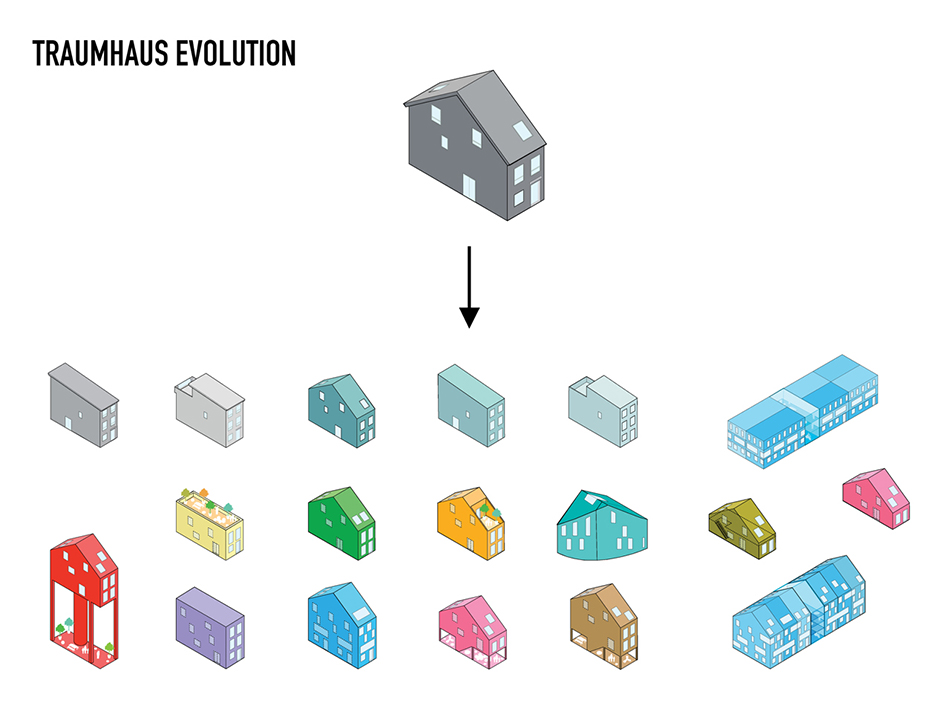 MVRDV traumhaus affordable suburban housing former US army barracks mannheim germany designboom