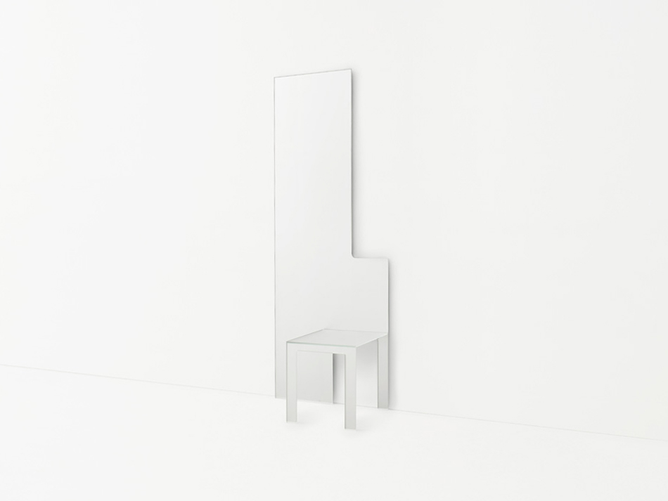 nendo: mirror-chair collection for glas italia