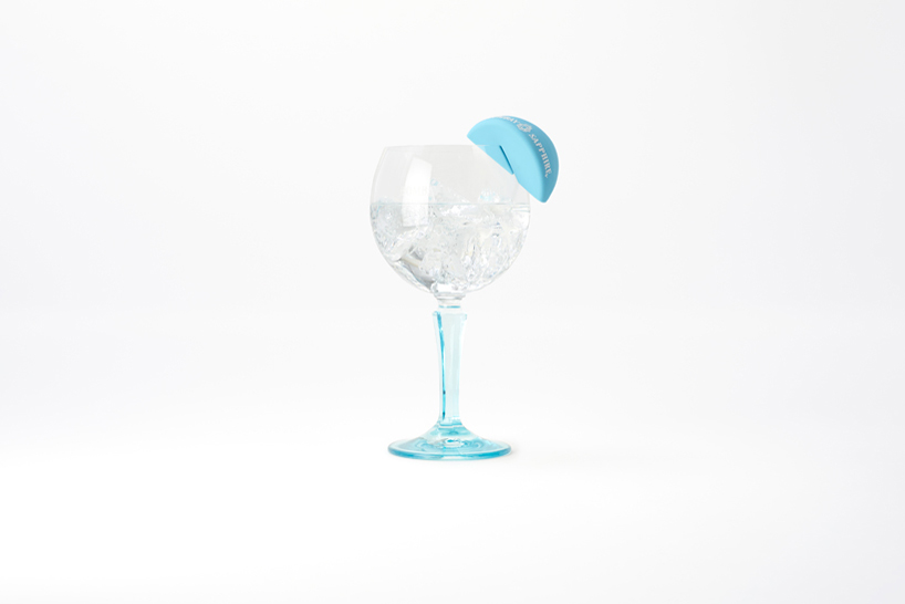 nendo: lime pocket for bombay sapphire