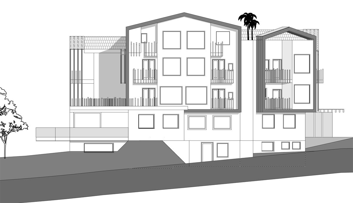 noa* network of architecture panorama hotel extension