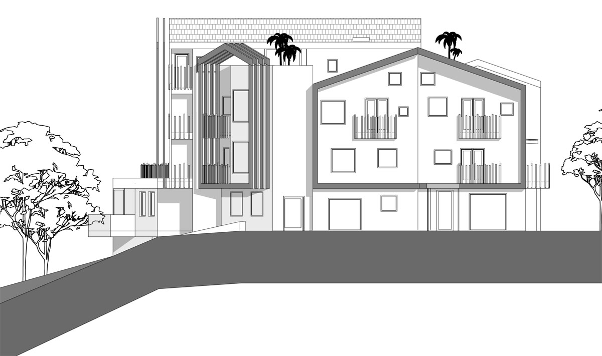 noa* network of architecture panorama hotel extension