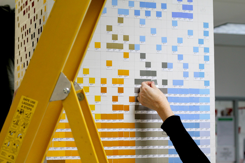 ogilvyone: pantone paper pixels