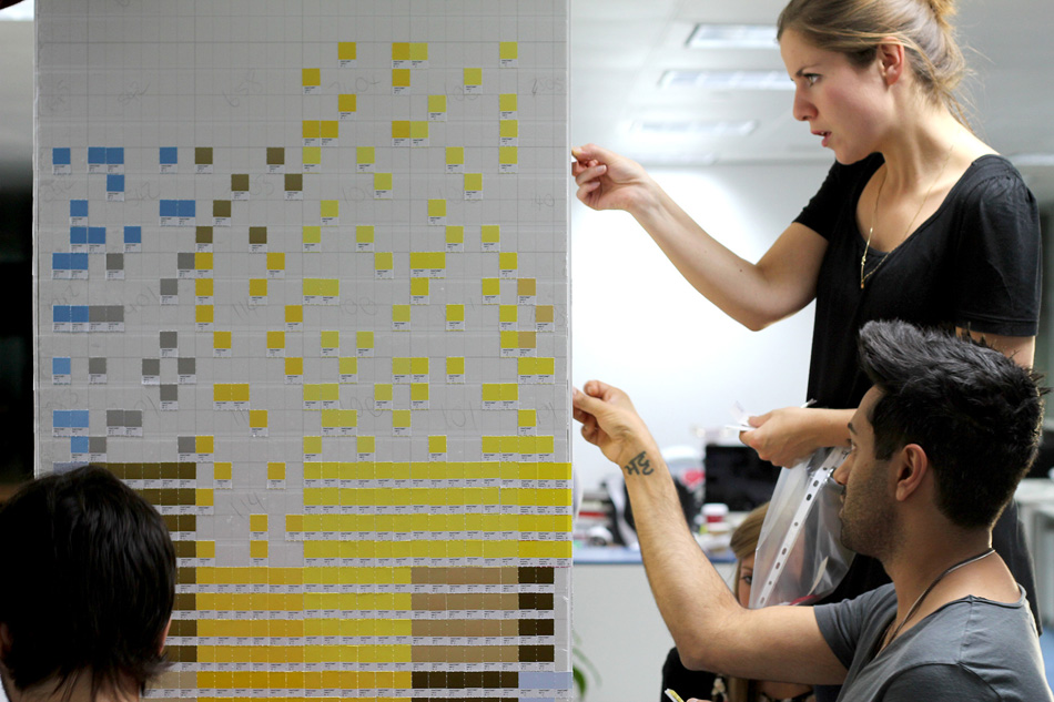 ogilvyone: pantone paper pixels