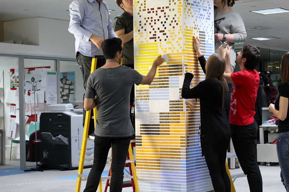 ogilvyone: pantone paper pixels