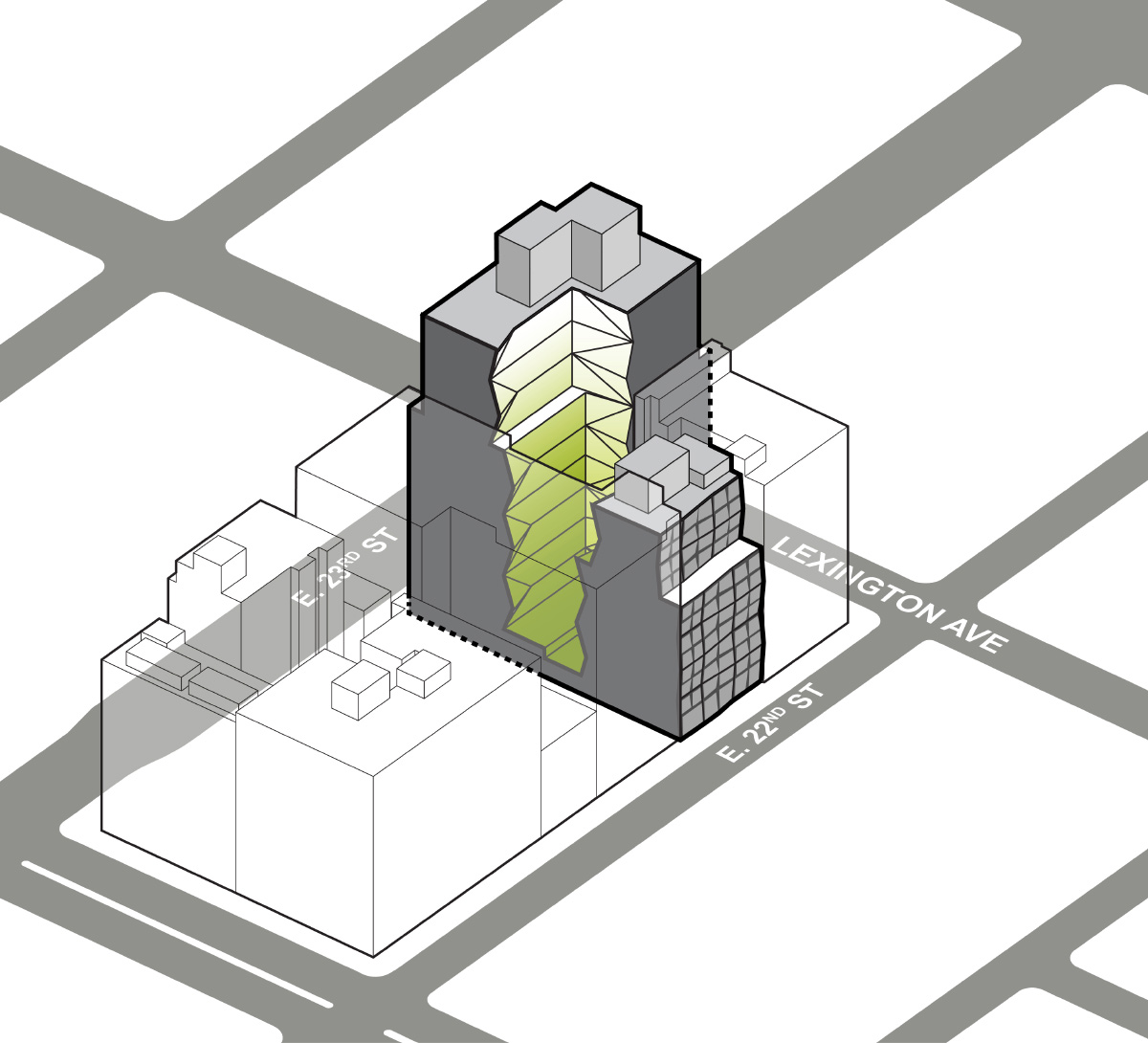 OMA 121 east 22nd street new york residential building designboom