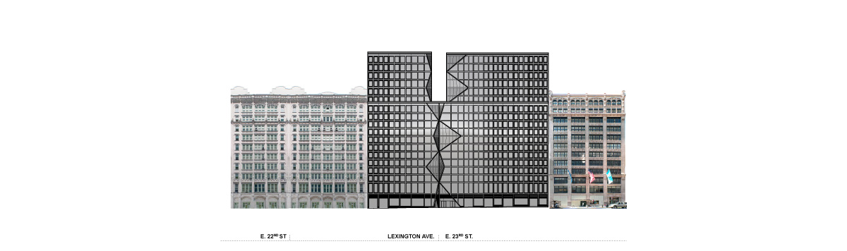 OMA 121 east 22nd street new york residential building designboom