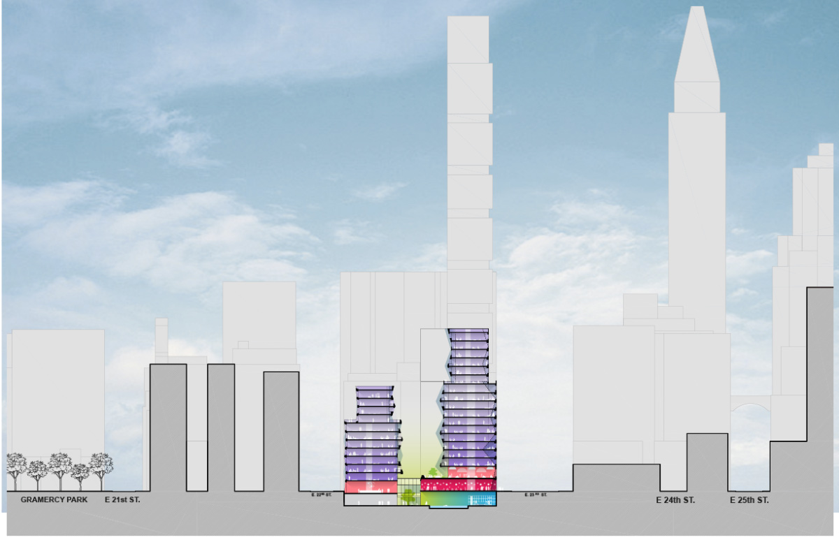 OMA 121 east 22nd street new york residential building designboom