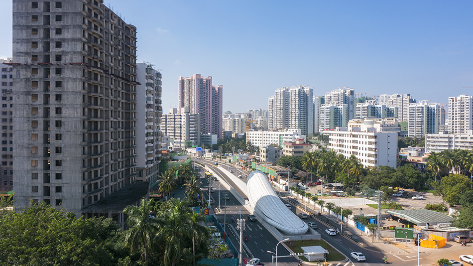 penda china haikou wenming east road tunnel designboom