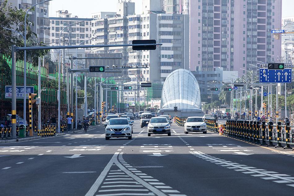 penda china haikou wenming east road tunnel designboom