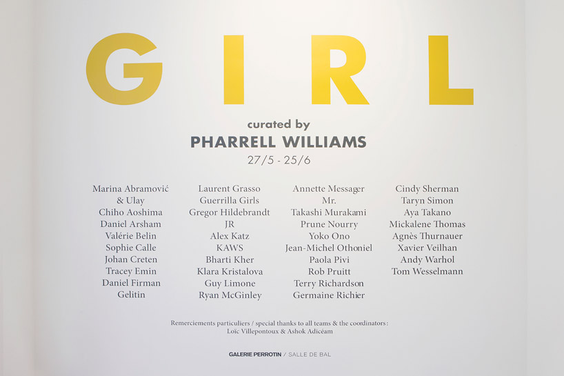 pharrell williams curates girl at galerie perrotin 