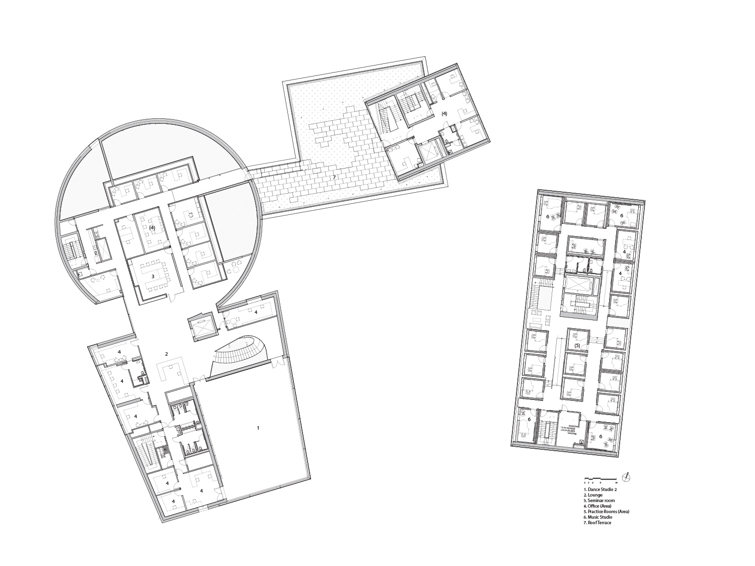steven holl connects trio of arts buildings at princeton university with underground forum designboom