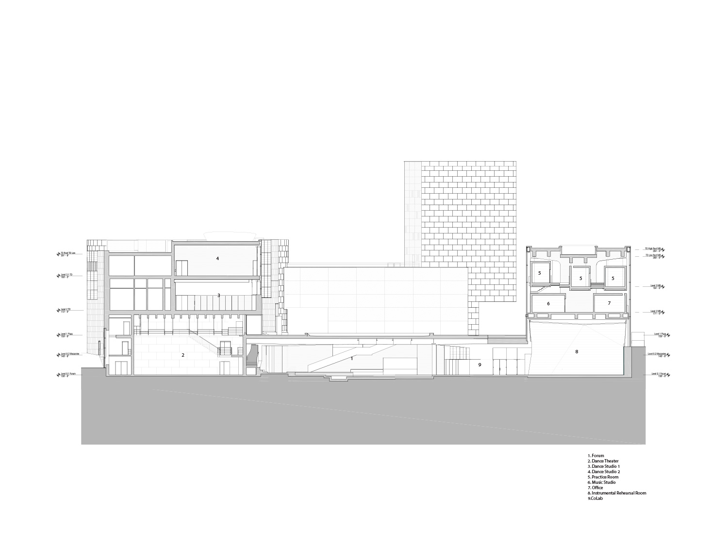 steven holl connects trio of arts buildings at princeton university with underground forum designboom