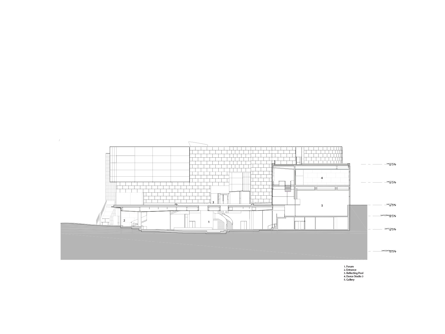 steven holl connects trio of arts buildings at princeton university with underground forum designboom