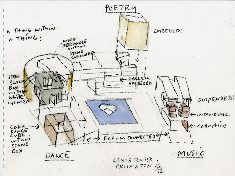 steven holl connects trio of arts buildings at princeton university with underground forum designboom
