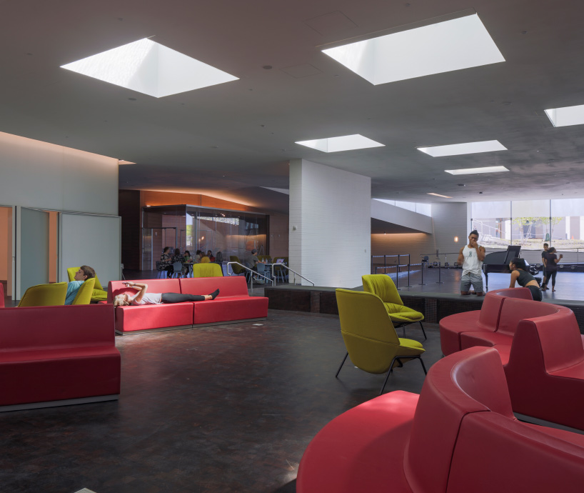 steven holl connects trio of arts buildings at princeton university with underground forum designboom