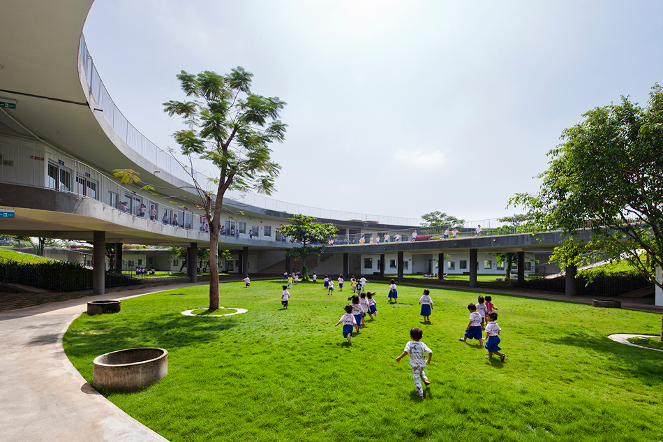 vo trong nghia farming kindergarten vietnam designboom